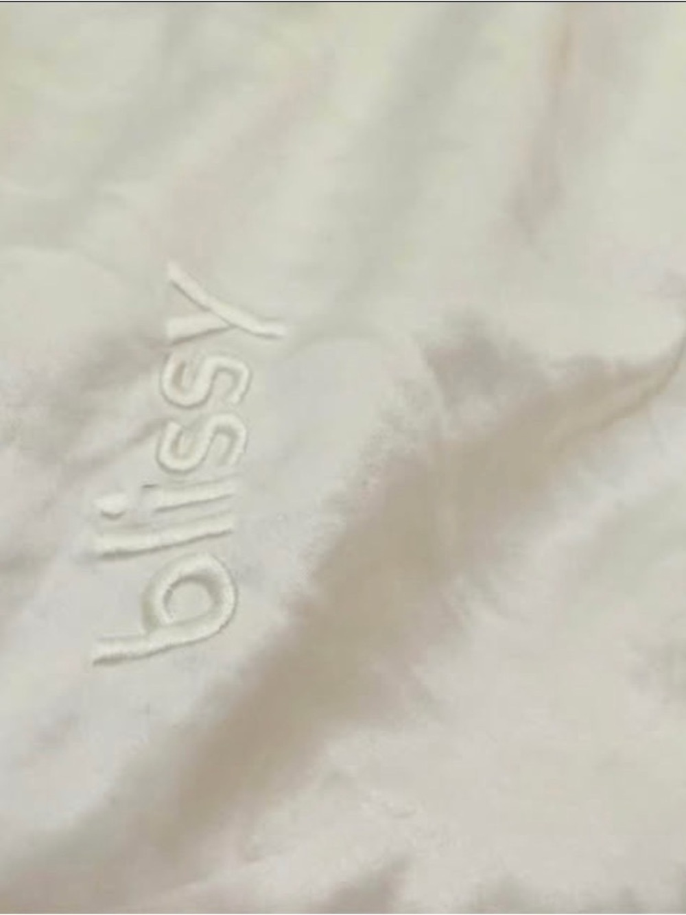 Blissy 100% Mulberry Silk Pillowcase – White – Standard Size
